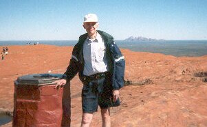 The market at the top of Ayers Rock, 2173 ft, 8-28-1998